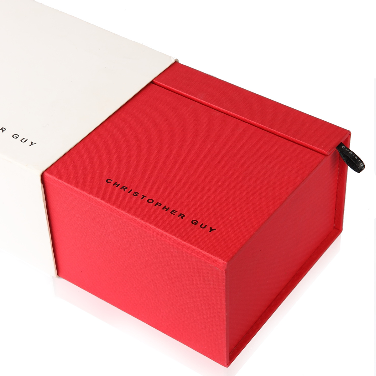 Product Sample Box - Grey board, Linmaster cover, foiled logo, ivory sleeve